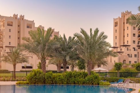 1BD Furnished Pool View Apartment for Rent Remraam-8