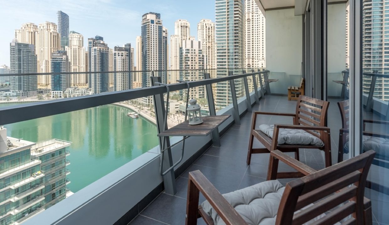 Fully Furnished 2-BR with Full Marina View-16