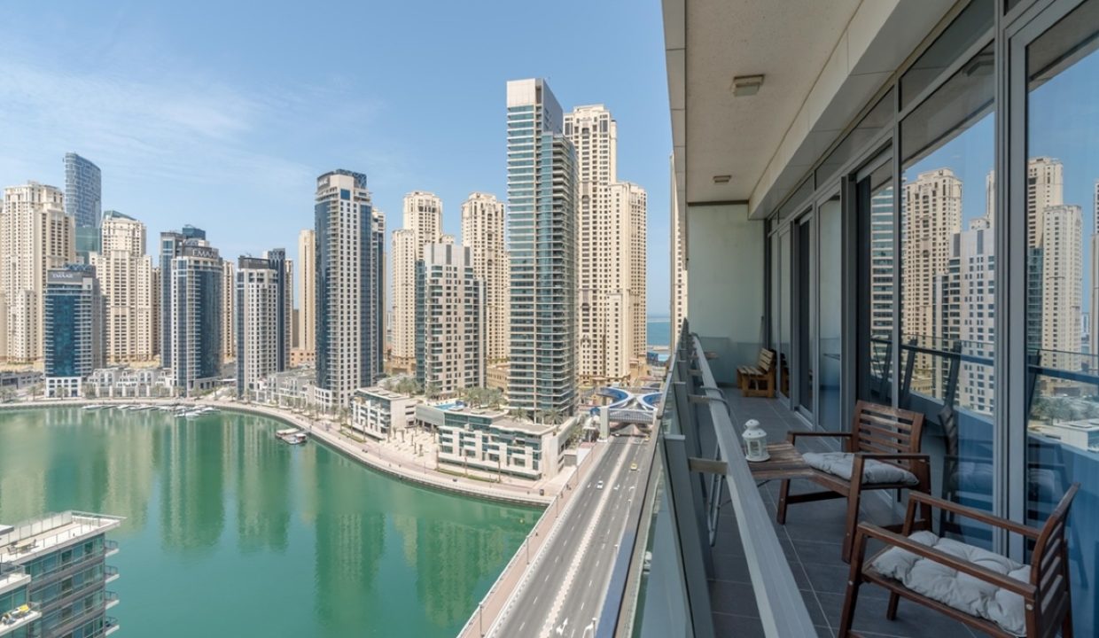 Fully Furnished 2-BR with Full Marina View-17