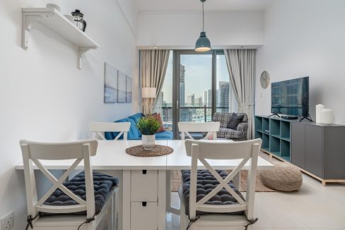 Fully Furnished 2-BR with Full Marina View-22