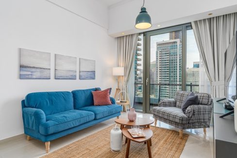 Fully Furnished 2-BR with Full Marina View-23