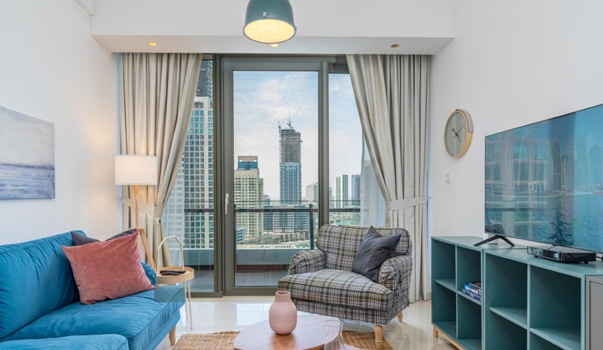Fully Furnished 2-BR with Full Marina View-24