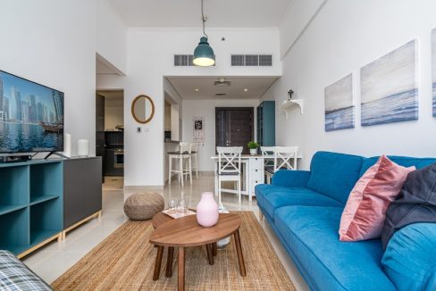 Fully Furnished 2-BR with Full Marina View-26