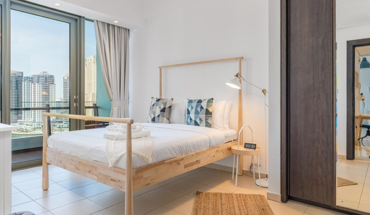 Fully Furnished 2-BR with Full Marina View-5