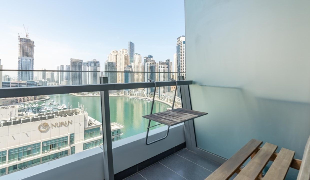 Fully Furnished 2-BR with Full Marina View-7