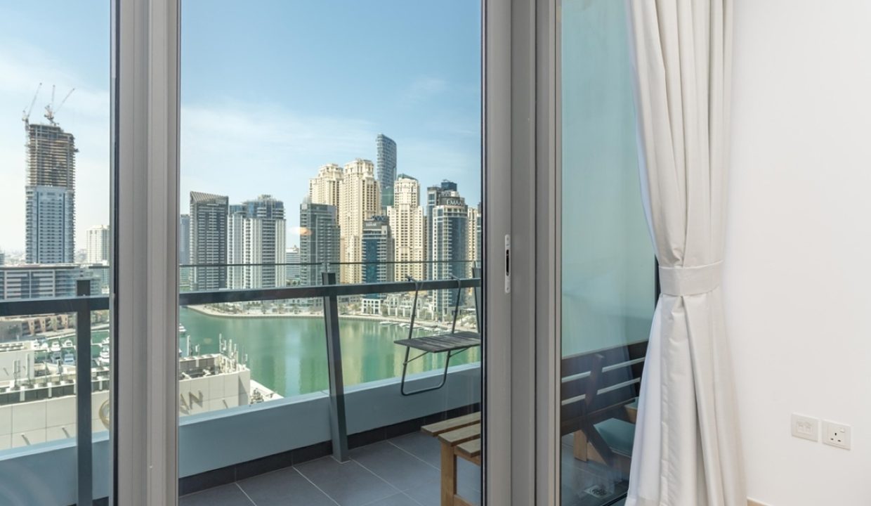 Fully Furnished 2-BR with Full Marina View-9