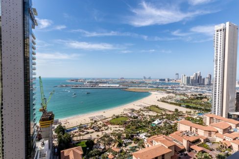 Stunning 2BR | Designer Furnished | Full Sea View-14
