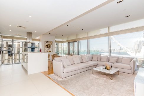 Splendid 3BR+Maid | Sea & Ain Dubai View-1