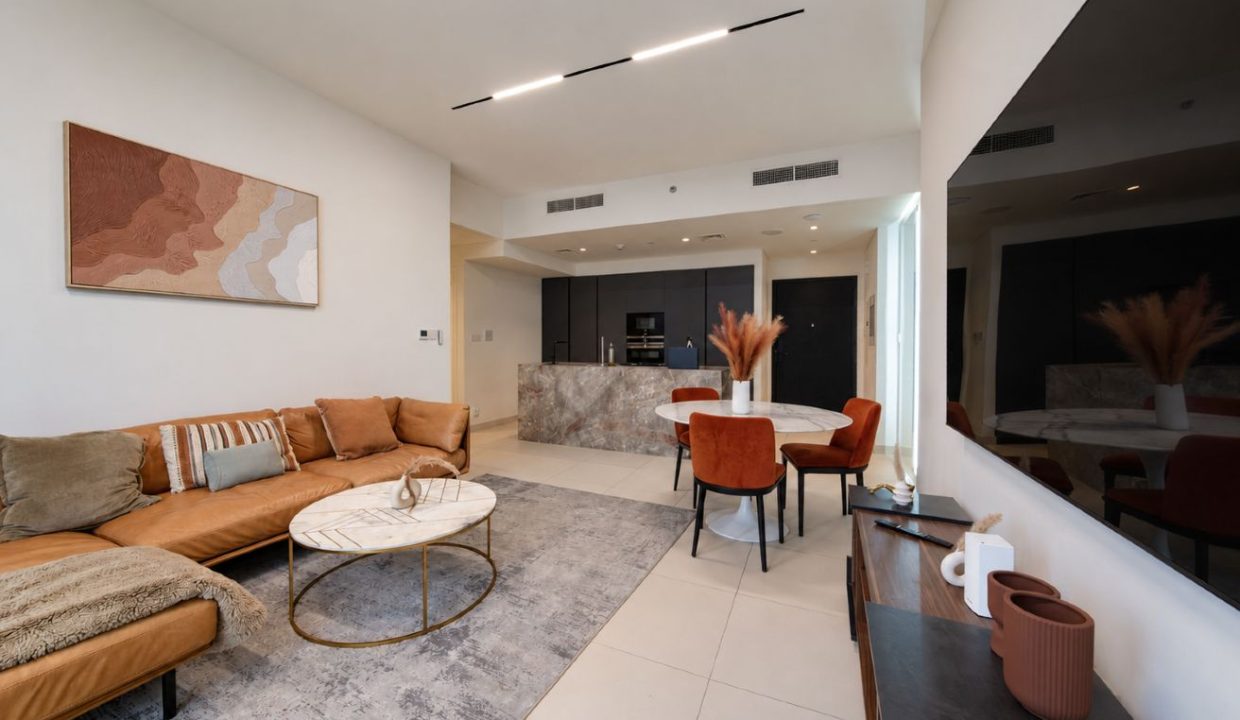 Upgraded Furnished 3BR + Maid | Burj Crown-2
