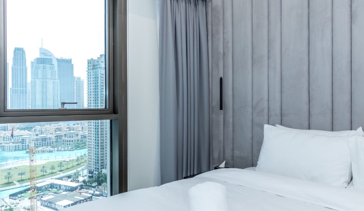 Upgraded Furnished 3BR + Maid | Burj Crown-12