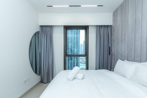 Upgraded Furnished 3BR + Maid | Burj Crown-13