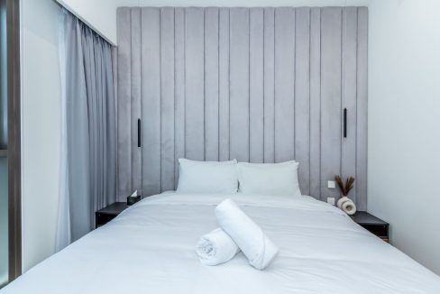 Upgraded Furnished 3BR + Maid | Burj Crown-14