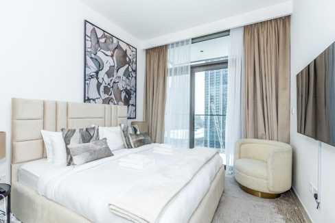 Fully Furnished 3BR + Maid | Upgraded | Burj Crown-14