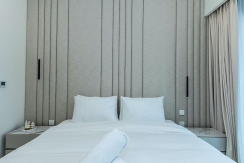 Upgraded Furnished 3BR + Maid | Burj Crown-17