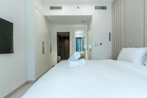 Upgraded Furnished 3BR + Maid | Burj Crown-18