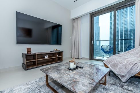 Upgraded Furnished 3BR + Maid | Burj Crown-3
