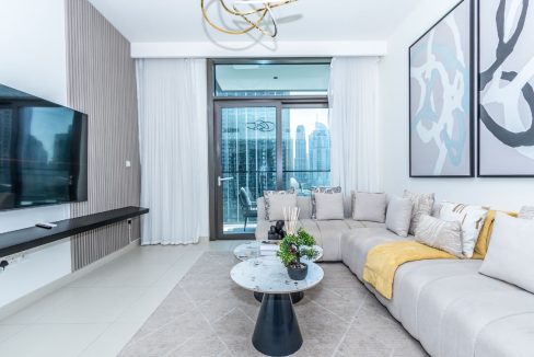 Fully Furnished 3BR + Maid | Upgraded | Burj Crown-1