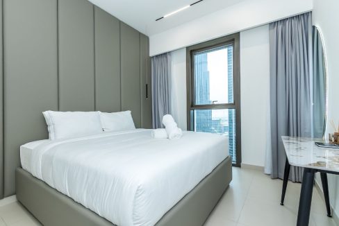Upgraded Furnished 3BR + Maid | Burj Crown-6