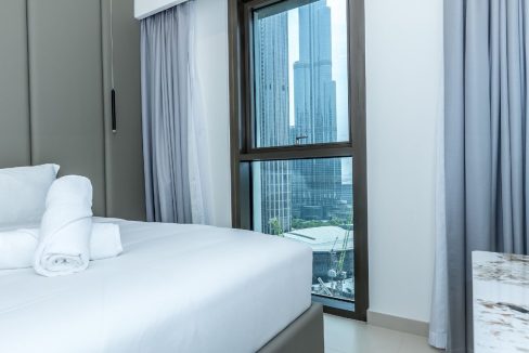 Upgraded Furnished 3BR + Maid | Burj Crown-7