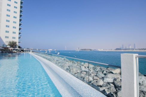 Spacious 1BR | Sea View | Azure Residences-16